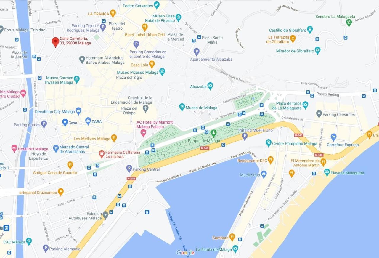 Marinac33 Precioso Apartamento Con Piscina En El Centro De Malaga Lejlighed Eksteriør billede